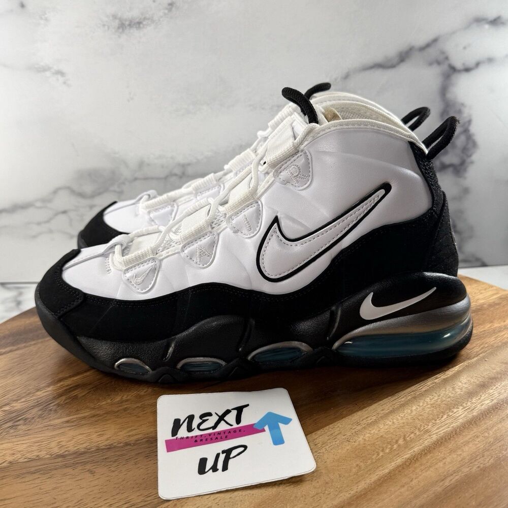 Men’s size 8.5-Nike Air Max Uptempo 95 Retro White Black Teal 311090 100